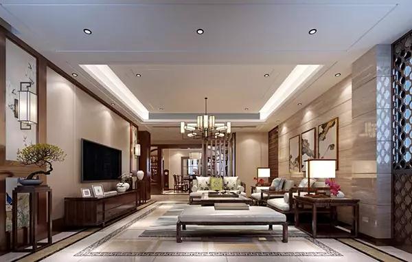 荷美名邸-中式風格效果-安然居，預約設計：13912647392