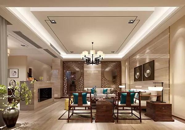 荷美名邸-中式風格效果-安然居，預約設計：13912647392