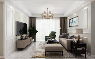 中泱天成103平簡美