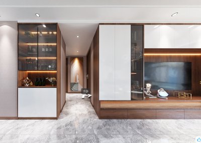 明珠城110平裝修設計