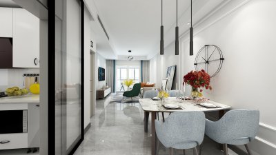 三千邑92平北歐裝修