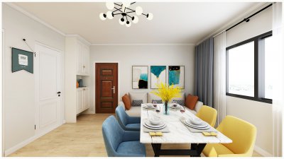 楊枝新村80平裝修設(shè)計(jì)