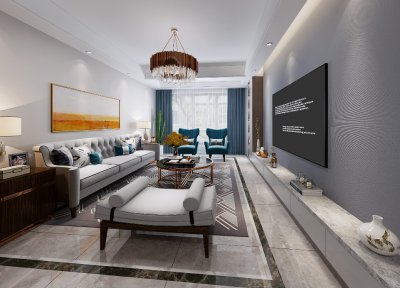 時代花園150平現代裝修