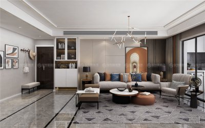 御湖灣143平現代輕奢