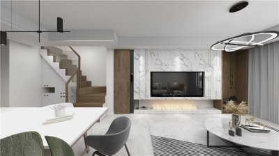 中航樾璽現代裝修