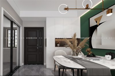 萬象府89平現代裝修