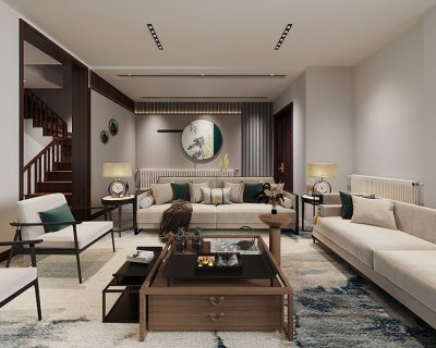 石湖嘉苑新中式裝修