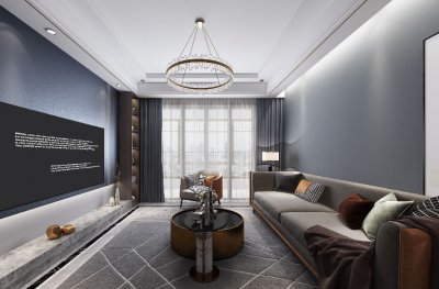 鳳凰熙岸120平輕奢裝修