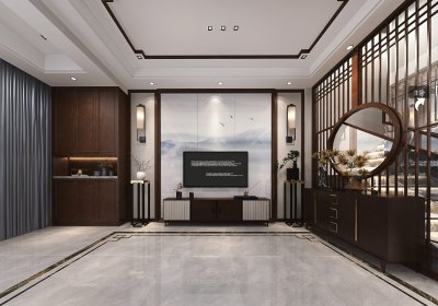 招商學府300平新中式