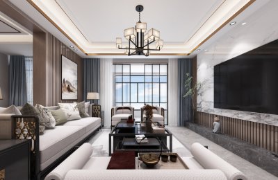 錦悅灣140平簡約中式