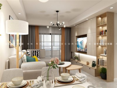 拾鯉花園90平北歐風格