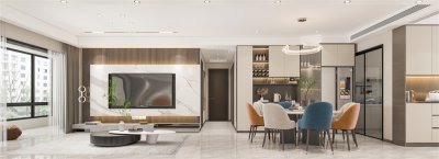 華潤凱旋門120平現(xiàn)代