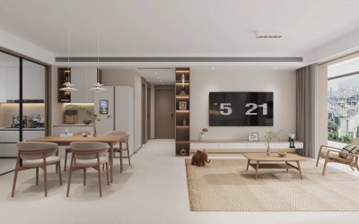 荷岸曉風(fēng)120平現(xiàn)代