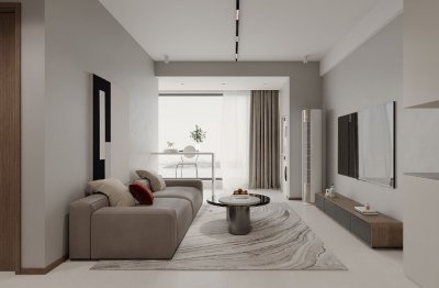 河風(fēng)印月98平簡約