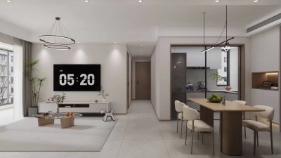 理想城96平現代